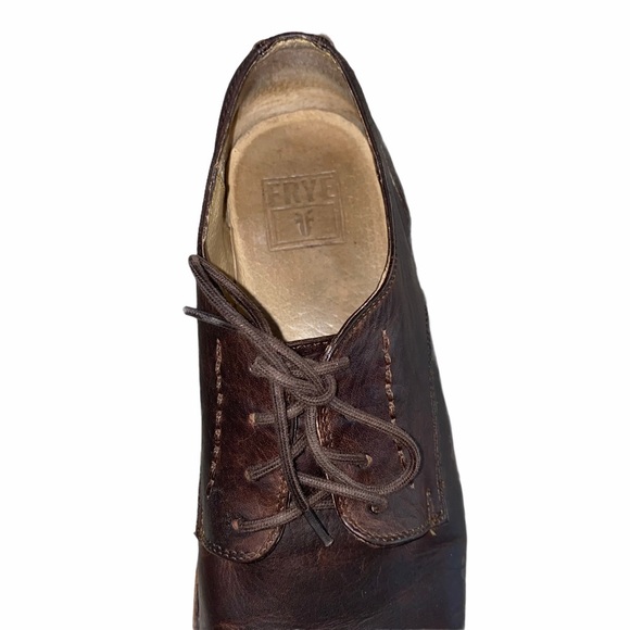 Frye Brown Leather Oxfords 84740 size 12 main image 4